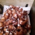 El cooksnap de Valeria Kuster cuando hizo Buñuelos dulces.