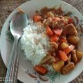 รูป Cooksnap ของ Tanatchaporn Wanchana เมื่อเขาทำ คาเรเนื้อลูกชิ้นปูอัด