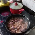 El cooksnap de Adriana Loyarte cuando hizo Corazón en salsa con puré de papas.