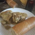 El cooksnap de Tomas Parals cuando hizo Pollo a la mostaza.