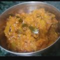 Deepika Arora का कुकस्नैप जब उन्होंने कद्दू की सब्जी (kaddu ki sabzi recipe in Hindi) बनाया था।