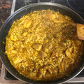 El cooksnap de Faus cuando hizo Arroz básico de curry hindú y hebras de azafrán puro.