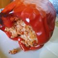 Cooksnap leeloo z czasów, kiedy przygotował Papryka faszerowana.
