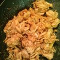 MMsMama's cooksnap of when they made leftover turkey bbq sandwich.