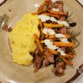 themusicfamily's cooksnap of when they made Seared Strip w/ Creamy Cilantro Lime Sauce & Scalloped Potatoes.