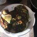 El cooksnap de Marcelita cuando hizo Buñuelos de espinaca.