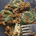 El cooksnap de Agustina Bogliacino Pizurnia cuando hizo Sorrentino Caseros de acelga relleno de pollo y ricota.