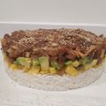 El cooksnap de Natalia Monserrate Castillo cuando hizo Tartar de atún, aguacate y mango.