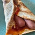 Cooksnap de Vinicius Silva quando cozinhou Wrap de cachorro.