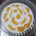 El cooksnap de Miguel cuando hizo Tarta fría de melocotón en almíbar.