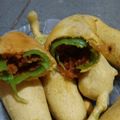Jigna Sodha's cooksnap of when they made લીલા ભરવા મરચાં ના પકોડા (lila bharva marcha na pakoda recipe in Gujarati).