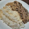 El cooksnap de Jááz Toledo cuando hizo Lomo al Strogonoff con Arroz Blanco.