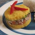 El cooksnap de Marian Gonzalez cuando hizo Causa de atún.