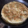 El cooksnap de Marita AdM cuando hizo Tortilla de calabacín.