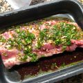 El cooksnap de Elena cuando hizo Costilla de cerdo asada con Pedro ximénez.