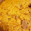 El cooksnap de Isa cuando hizo Arroz meloso con calabaza y solomillo de cerdo.