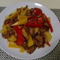 Judy Lin 的 彩椒鳳梨牛小排 cooksnap