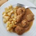 El cooksnap de Marta Gomez cuando hizo Albóndigas de soja texturizada.