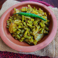 Mukti Bhargava का कुकस्नैप जब उन्होंने बरबट्टी (बोड़ा) और आलू की सब्जी बनाया था।