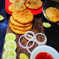 Falguni Dey's cooksnap of when they made পেঁয়াজ খাস্তা কচুরি (peyaj kochuri recipe in Bengali).