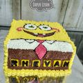 Cooksnap dari Liyan Rafa untuk resep Kue ulang tahun karakter spongebob