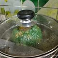 รูป Cooksnap ของ Krissarakorn Thainoi เมื่อเขาทำ ฟักทองสังขยา