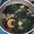 Cooksnap dari Dapoer Nasya untuk resep Sayur Bening Bayam Labusiam