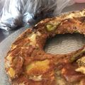 El cooksnap de jasmin Rojas cuando hizo Tarta invertida de manzana y avena.