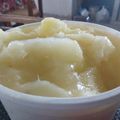 El cooksnap de Gustavo Sánchez cuando hizo Helado de ananá al agua.