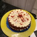 El cooksnap de Bárbara w cuando hizo Red velvet cake (torta de terciopelo rojo).