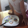 El cooksnap de Andre Franco cuando hizo Galletas decoradas.