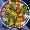 Bhavnaben Adhiya 's cooksnap of when they made ત્રિરંગી ખાંડવી.