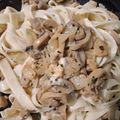 El cooksnap de Mora C cuando hizo Fideos con crema, jamón y champiñones -  One Pot Pasta.