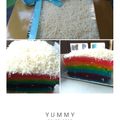 Cooksnap dari Yuni Dita Widyaningtyas untuk resep Rainbow Cake Kukus Ny.Liem 😋