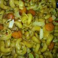 Aisha Magama's cooksnap of when they made Stir fry veggies macaroni.