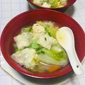 El cooksnap de yenit julia tajiri cuando hizo Sopa wantán.