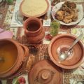 صورة من الطبخ مع أم ياسمين 🇩🇿👨‍👩‍👧👰💎، شاركها بعد تجربة وصفة كسكس مرق احمر بالدجاج على طريقتى