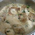El cooksnap de Juanita cuando hizo Pollo con crema y verdeo.
