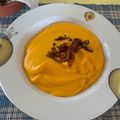 El cooksnap de Laura cuando hizo Crema de zanahoria.