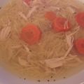 El cooksnap de Marieta cuando hizo Sopa de pollo con fideos (Olla programable y tradicional).