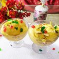 Manisha's Desi kitchen's cooksnap of when they made Pineapple Mango ice cream.
