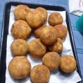El cooksnap de Ali Almada cuando hizo ☆Bombas de papa☆.