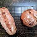 AuLait's cooksnap of when they made Chocolate Chunk Sourdough Bread .
