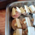 El cooksnap de Carmen cuando hizo Almejas a la parmesana con espinacas.