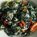 Cooksnap dari Herma Habudin untuk resep Tumis daun singkong teri