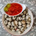 Cooksnap dari ErLy Oktaria untuk resep Kerang Dara Sambal Jeruk Kunci (Khas Bangka)