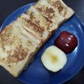Udoka Anyanwu's cooksnap of when they made French Toast.