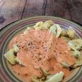 El cooksnap de Noa Rigo cuando hizo Tortellini en crema de almendras.