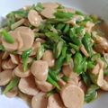 Cooksnap dari Resti Kurniati untuk resep Tumis bunga kol buncis bakso sosis saos tiram