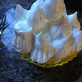 El cooksnap de Clara Arias cuando hizo Merengue Italiano para decorar.